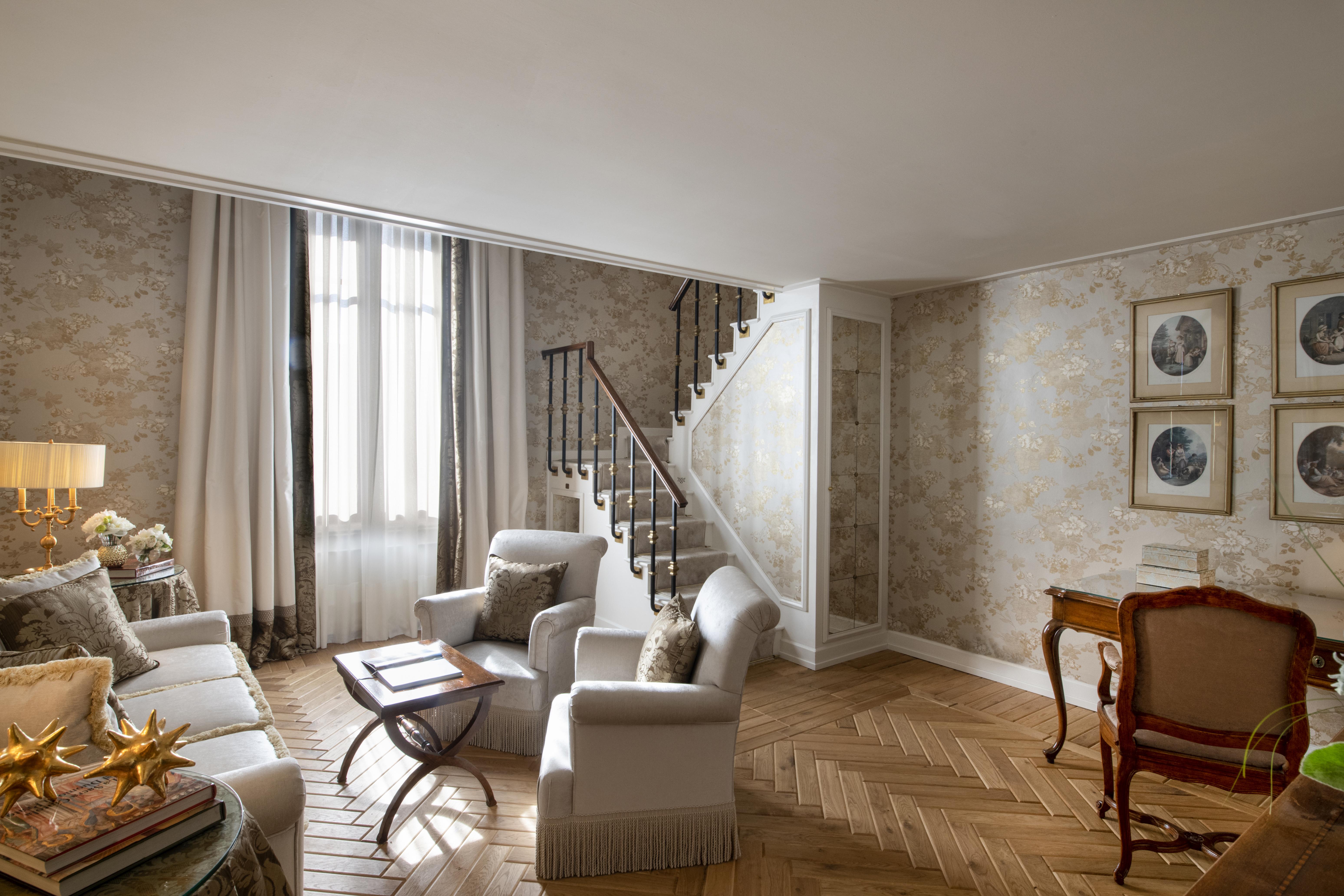 Helvetia&Bristol Firenze - Starhotels Collezione Eksteriør bilde A living room at the hotel