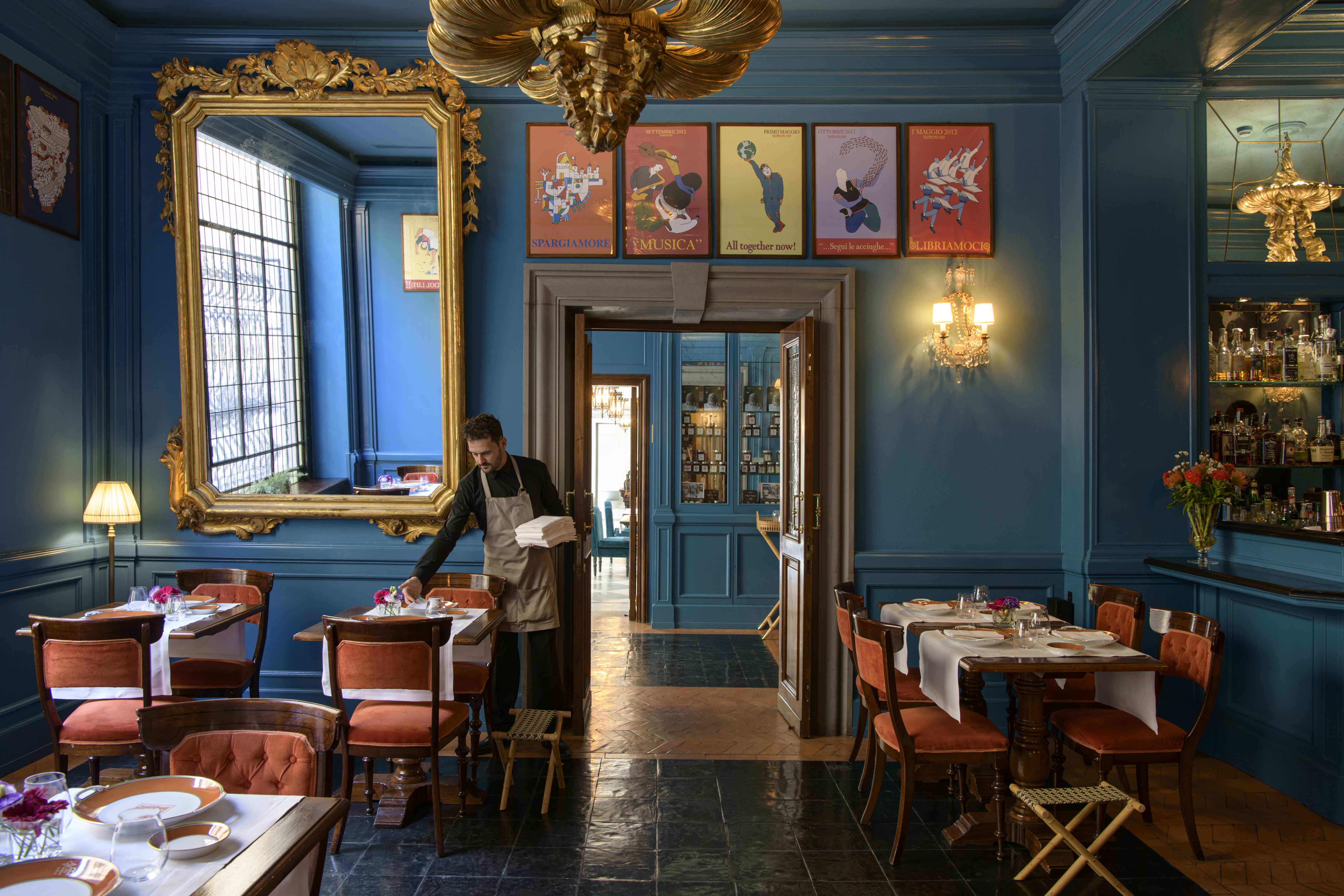 Helvetia&Bristol Firenze - Starhotels Collezione Eksteriør bilde Restaurant interior