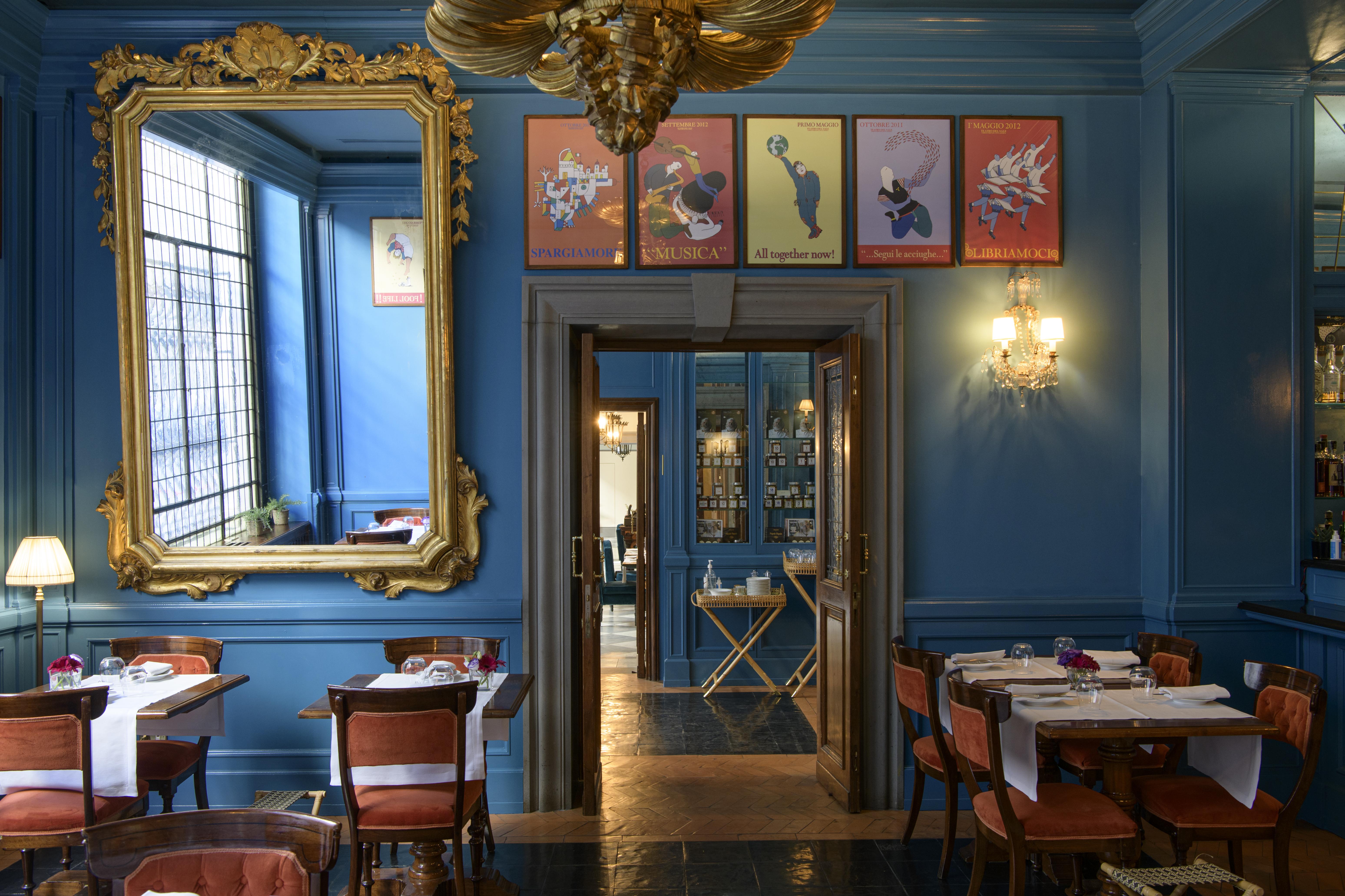Helvetia&Bristol Firenze - Starhotels Collezione Eksteriør bilde The Blue Room