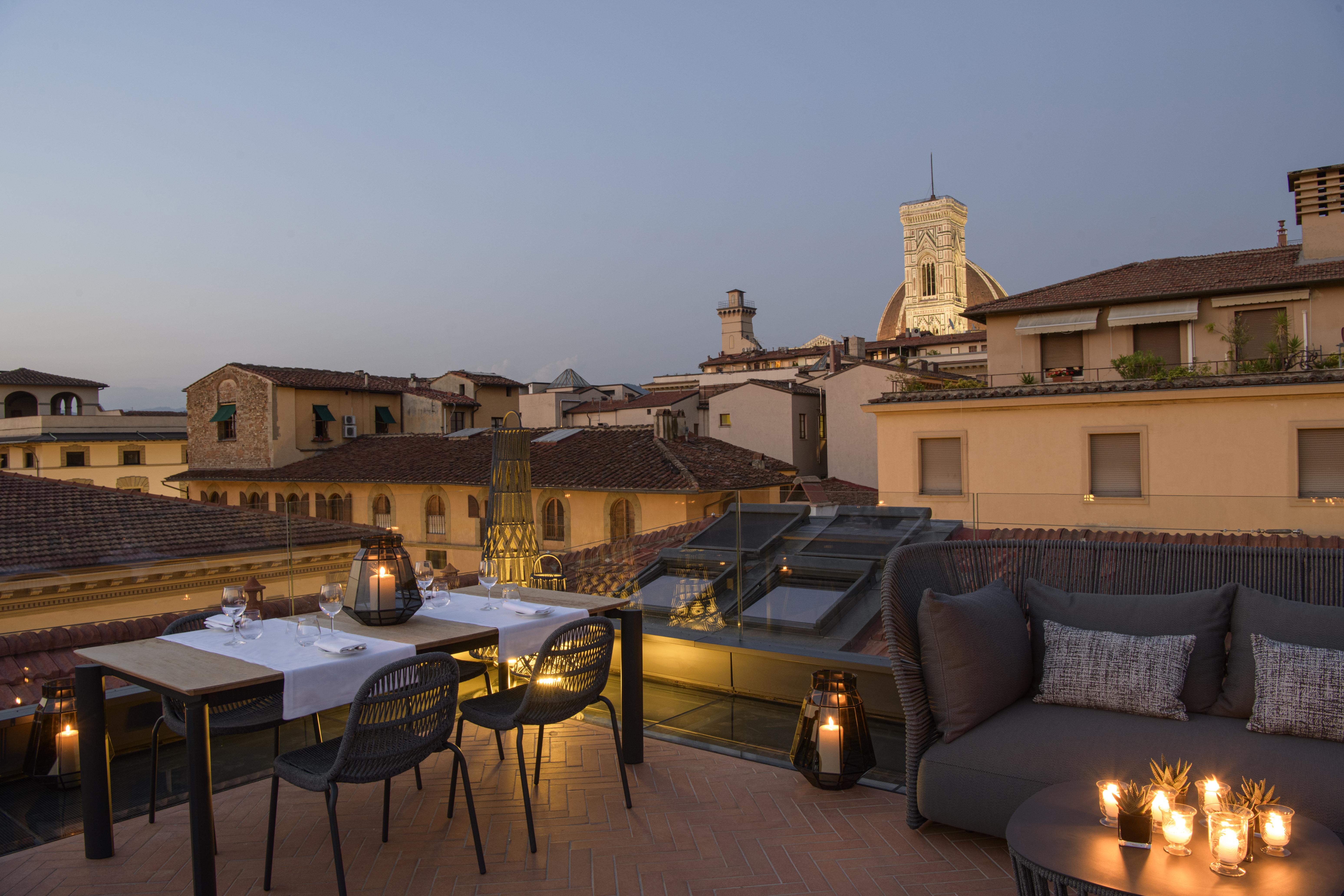Helvetia&Bristol Firenze - Starhotels Collezione Eksteriør bilde Rooftop terrace