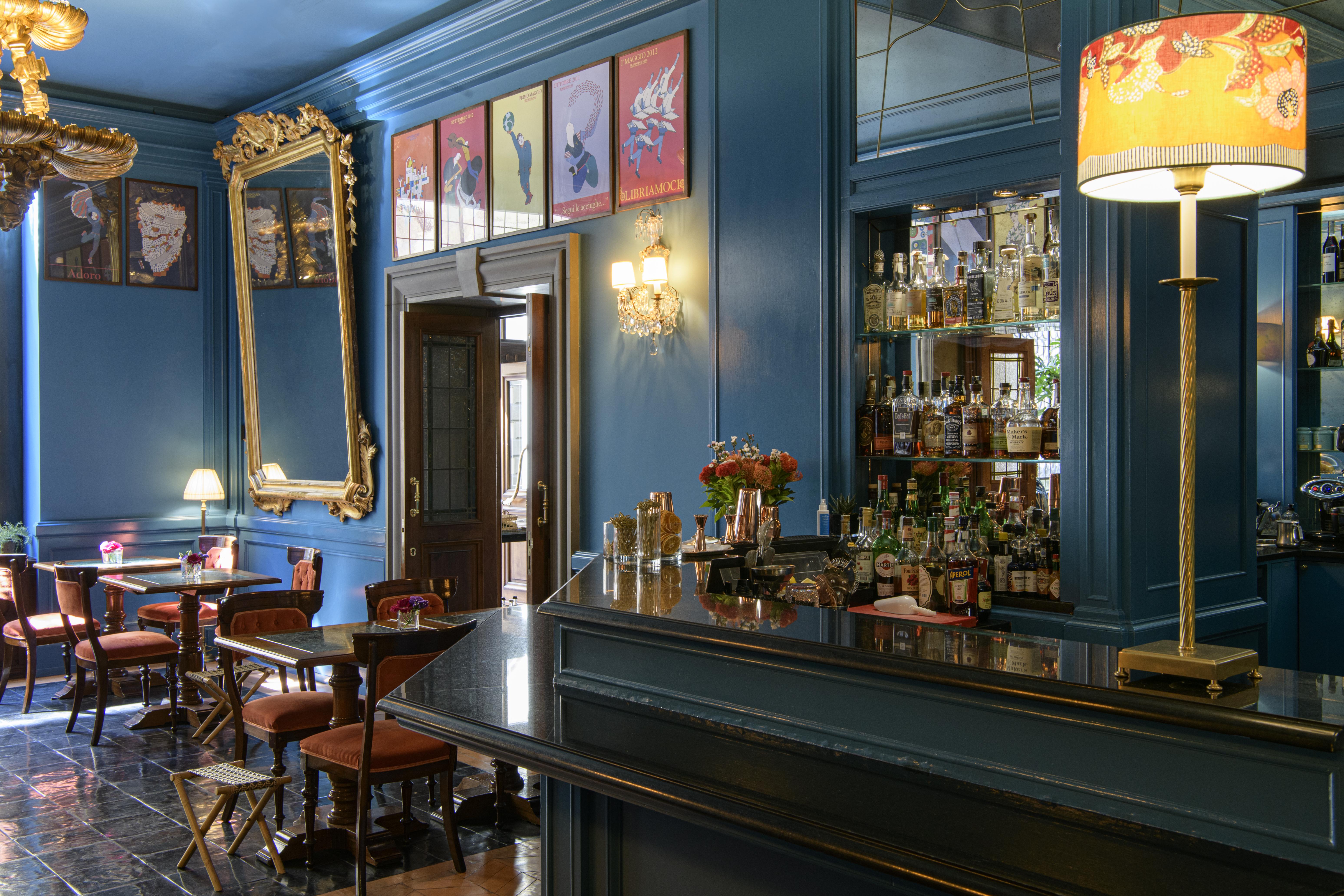 Helvetia&Bristol Firenze - Starhotels Collezione Eksteriør bilde The Blue Bar