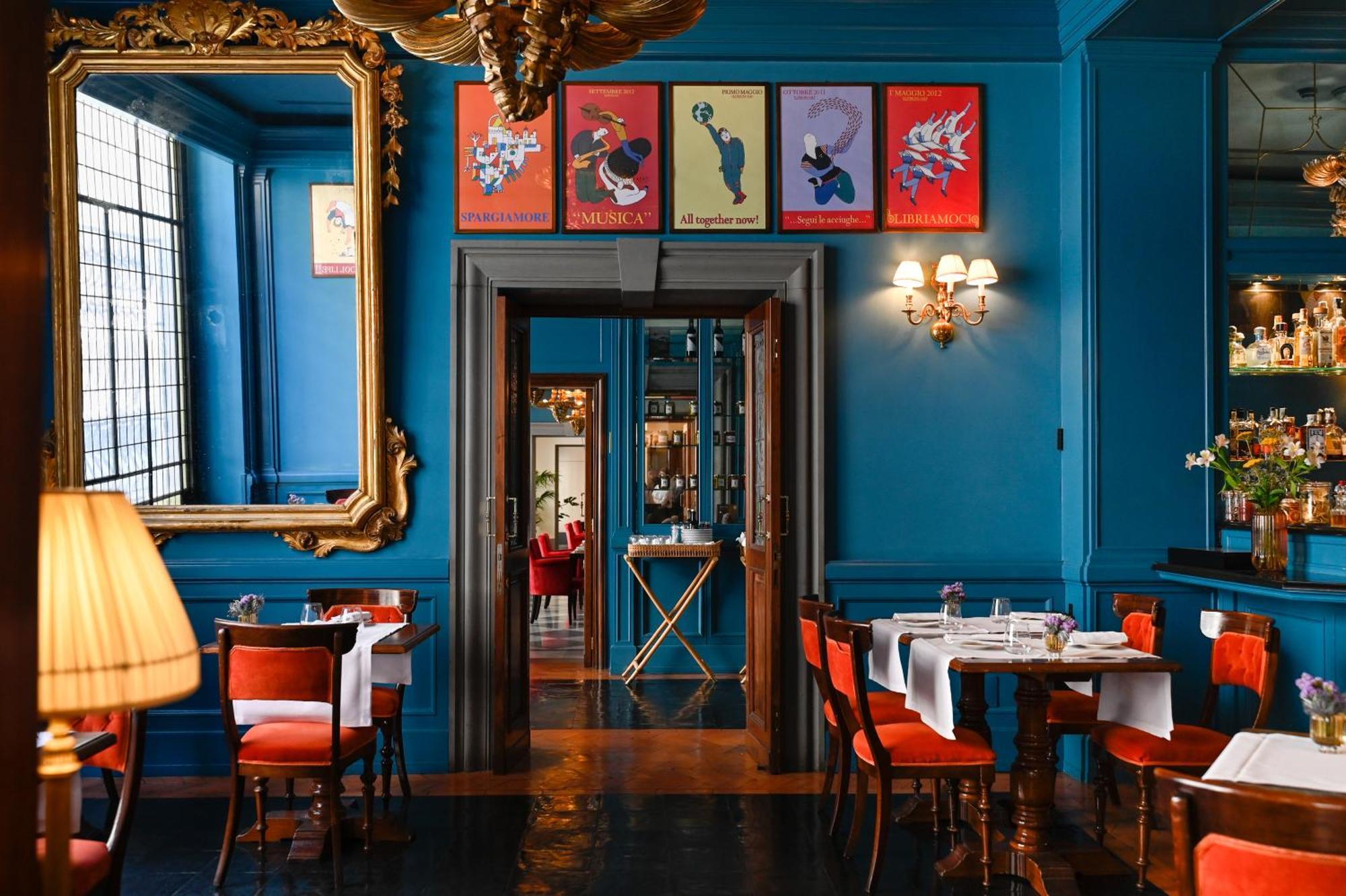Helvetia&Bristol Firenze - Starhotels Collezione Eksteriør bilde The Blue Room